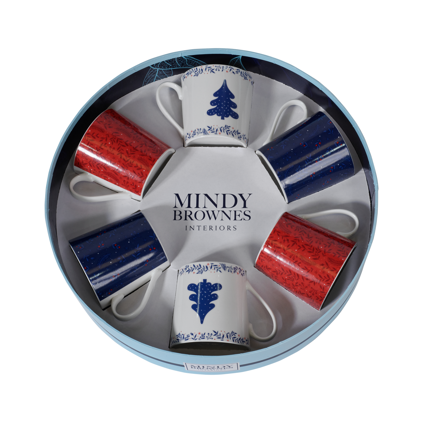 Midnight Blue /Red Mugs
