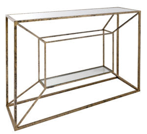 Solomon Glass Console Table