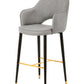 Hadley Highback Stool - Grey