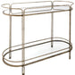Rhianna Glass Console Table