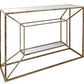 Solomon Glass Console Table