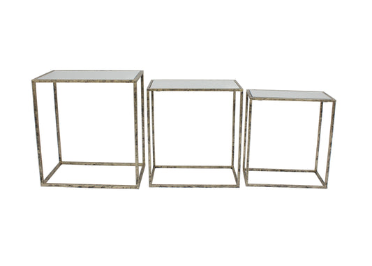 Irma Set of 3 Tables Mirrored Top